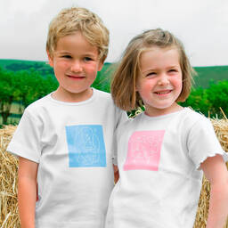 Turquaz-White & Blue Rhino T-Shirt | Childrensalon Outlet