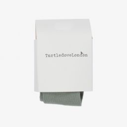 Turtledove London-Baby Girls Green Cotton Tights | Childrensalon Outlet