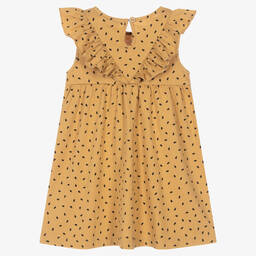 Turtledove London-Baby Girls Yellow Organic Cotton Dress | Childrensalon Outlet