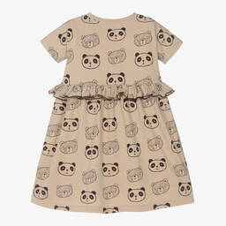 Turtledove London-Beige Organic Cotton Dress | Childrensalon Outlet