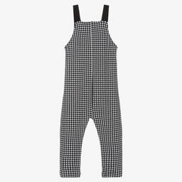 Turtledove London-Black Organic Cotton Dungarees | Childrensalon Outlet
