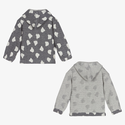 Turtledove London-Black Striped Hooded Top | Childrensalon Outlet