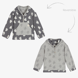 Turtledove London-Black Striped Hooded Top | Childrensalon Outlet