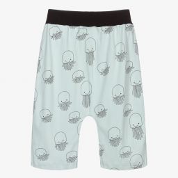 Turtledove London-Blue Organic Cotton Shorts | Childrensalon Outlet