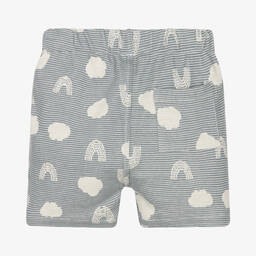 Turtledove London-Boys Blue Organic Cotton Shorts | Childrensalon Outlet