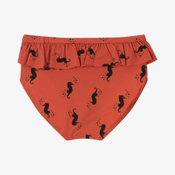 Turtledove London-Girls Red Seahorse Swim Pants | Childrensalon Outlet