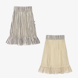 Turtledove London-Girls Reversible Cotton Skirt | Childrensalon Outlet