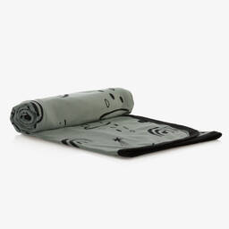 Turtledove London-Green Cotton Blanket (107cm) | Childrensalon Outlet
