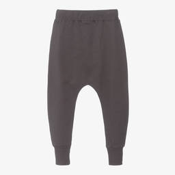 Turtledove London-Grey Organic Cotton Joggers | Childrensalon Outlet