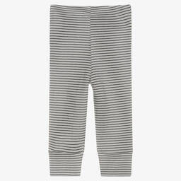 Turtledove London-Grey Organic Cotton Leggings | Childrensalon Outlet
