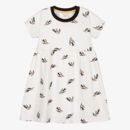 Turtledove London-Ivory Organic Cotton Dress | Childrensalon Outlet