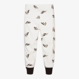 Turtledove London-Ivory Organic Cotton Leggings | Childrensalon Outlet