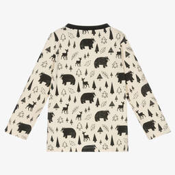 Turtledove London-Ivory Organic Cotton Top | Childrensalon Outlet