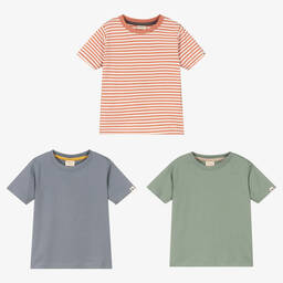 Turtledove London-Organic Cotton T-Shirts (3 Pack) | Childrensalon Outlet