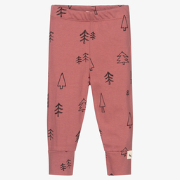 Turtledove London-Pink Organic Cotton Leggings | Childrensalon Outlet
