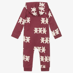 Turtledove London-Red Organic Cotton Baby Romper | Childrensalon Outlet