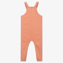 Turtledove London-Red Organic Cotton Dungarees | Childrensalon Outlet
