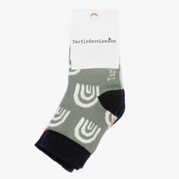 Turtledove London-Weather Cotton Socks (3 Pack) | Childrensalon Outlet