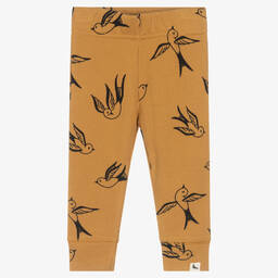 Turtledove London-Yellow Organic Cotton Leggings | Childrensalon Outlet