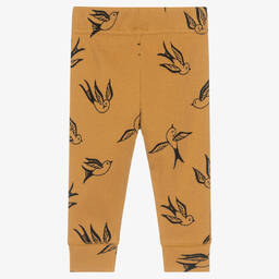 Turtledove London-Yellow Organic Cotton Leggings | Childrensalon Outlet
