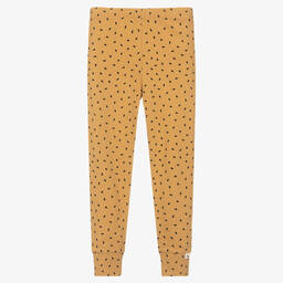 Turtledove London-Yellow Organic Cotton Leggings | Childrensalon Outlet