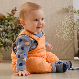 Tutto Piccolo-Комплект с полукомбинезоном и носками для малышей | Childrensalon Outlet