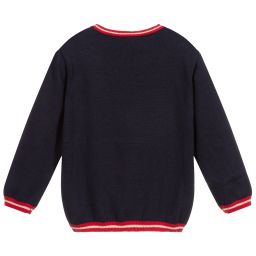 Tutto Piccolo-Blue Festive Sweater | Childrensalon Outlet