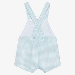 Tutto Piccolo-دانغريز قطن سيرسوكر لون أزرق للأطفال | Childrensalon Outlet