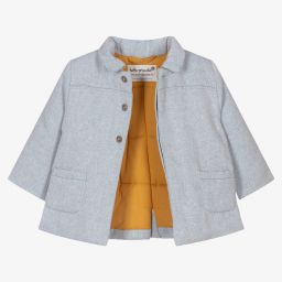 Tutto Piccolo-Blue Hooded Baby Coat | Childrensalon Outlet