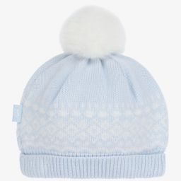 Tutto Piccolo-Blue Knitted Hat Set | Childrensalon Outlet