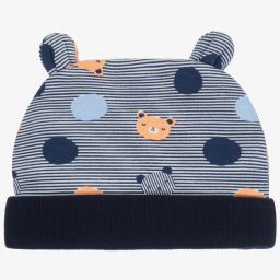 Tutto Piccolo-Синяя шапка в полоску | Childrensalon Outlet