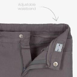 Tutto Piccolo-Boys Beige & Grey Trouser Set | Childrensalon Outlet