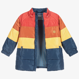 Tutto Piccolo-معطف بافر بألوان بلوك للأولاد | Childrensalon Outlet