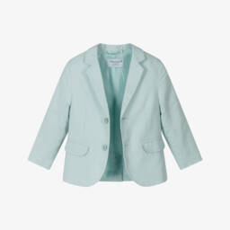 Tutto Piccolo-Костюм из льняной смеси зеленый для мальчиков | Childrensalon Outlet