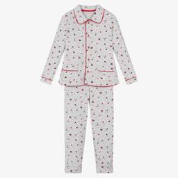 Tutto Piccolo-Серая хлопковая пижама для мальчиков | Childrensalon Outlet