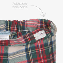 Tutto Piccolo-Boys Red Check Sweater Set | Childrensalon Outlet