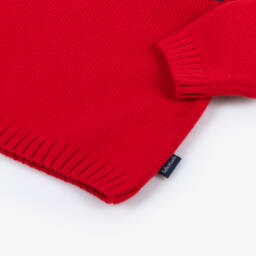 Tutto Piccolo-Boys Red Check Sweater Set | Childrensalon Outlet