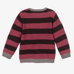 Tutto Piccolo-Boys Striped Cotton Sweater | Childrensalon Outlet