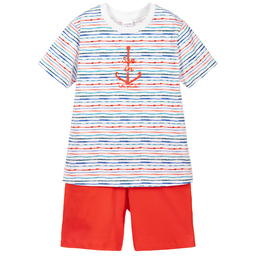 Tutto Piccolo-Футболка и шорты для мальчиков | Childrensalon Outlet