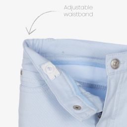 Tutto Piccolo-Boys White & Blue Shorts Set | Childrensalon Outlet