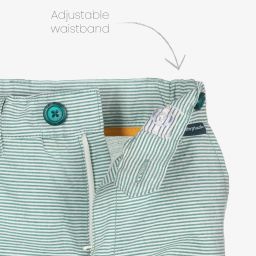 Tutto Piccolo-Boys White & Green Shorts Set | Childrensalon Outlet