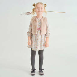 Tutto Piccolo-جيليه فرو صناعي لون بيج للبنات | Childrensalon Outlet