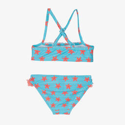Tutto Piccolo-Girls Blue Starfish Bikini | Childrensalon Outlet