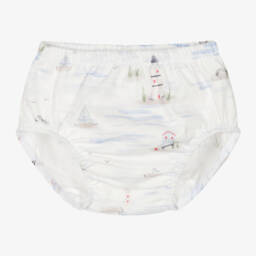 Tutto Piccolo-Girls Blue & White Nautical Dress | Childrensalon Outlet