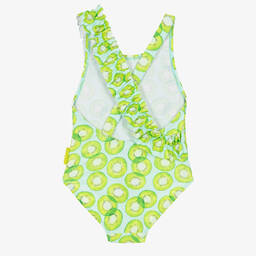 Tutto Piccolo-Girls Green Kiwi Swimsuit | Childrensalon Outlet