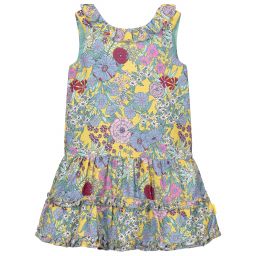 Tutto Piccolo-Girls Mustard Yellow Dress | Childrensalon Outlet