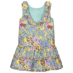 Tutto Piccolo-Girls Mustard Yellow Dress | Childrensalon Outlet