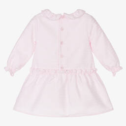 Tutto Piccolo-طقم فستان أطفال بناتي قطن تويل لون زهري | Childrensalon Outlet