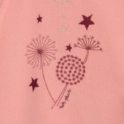 Tutto Piccolo-Girls Pink Cotton Jersey Top | Childrensalon Outlet