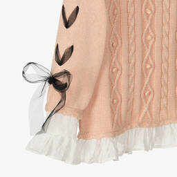 Tutto Piccolo-طقم شورت قطن محبوك لون زهري ورمادي | Childrensalon Outlet